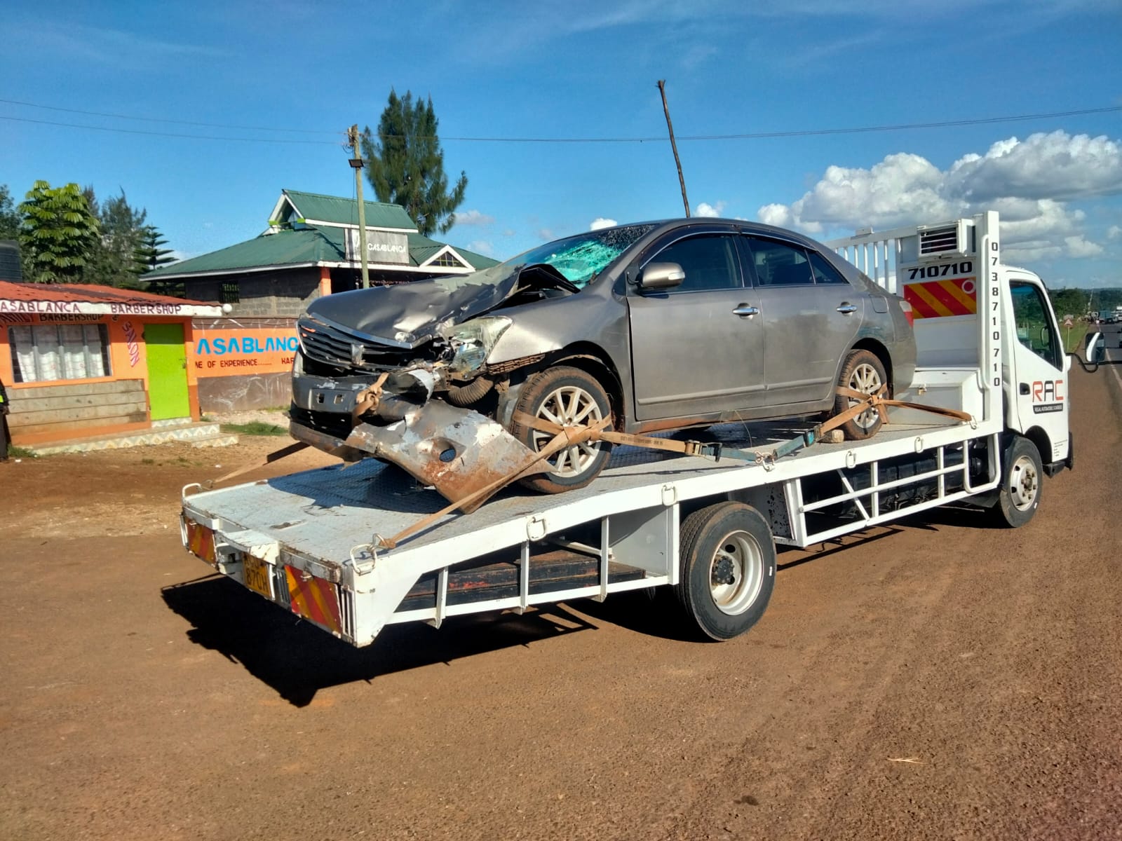 Accident towing and recovery services within Nairobi